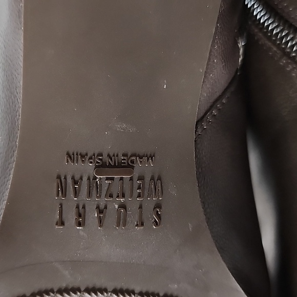 RARE Vintage Stuart Weitzman Heeled Boots Dark Brown Nappa Leather Ankle Booties - Picture 8 of 15